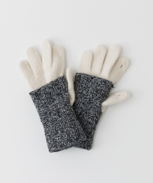 collex(コレックス)の「メリノウール アルパカ 2WAY グローブ 手袋(手袋・レディース・オフホワイト/ライトブルー/イエロー・フリー)」の20枚目の写真