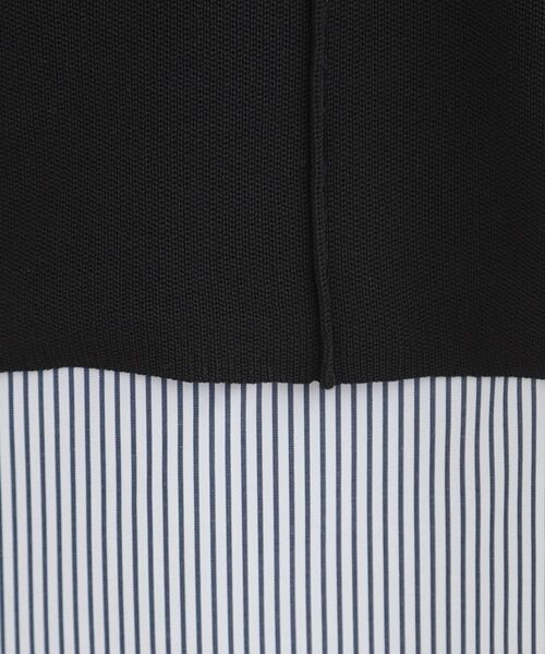 SHOO・LA・RUE(シューラルー)の「【洗濯機可/2点セット/S-LL】着回し自在 きれい見え ニットベスト+ブラウス(ニット/セーター・レディース・ダークブラウン・03/02/01/04)」の14枚目の写真