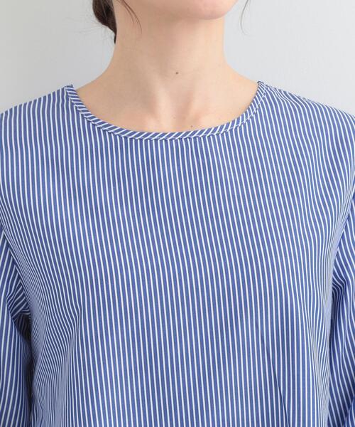 SHOO・LA・RUE(シューラルー)の「【洗濯機可/2点セット/S-LL】着回し自在 きれい見え ニットベスト+ブラウス(ニット/セーター・レディース・ダークブラウン・03/02/01/04)」の7枚目の写真