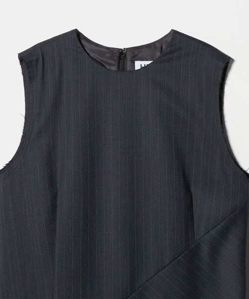 H　BEAUTY&YOUTH UNITED ARROWS（エイチビューティーアンドユースユナイテッドアローズ）の「＜H＞TW ノースリーブドレス（ワンピース・レディース・ダークグレー/ブラック・S/M）」の19枚目の写真
