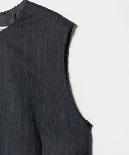 H　BEAUTY&YOUTH UNITED ARROWS（エイチビューティーアンドユースユナイテッドアローズ）の「＜H＞TW ノースリーブドレス（ワンピース・レディース・ダークグレー/ブラック・S/M）」の20枚目の写真