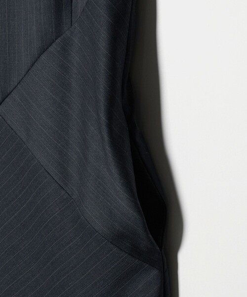 H　BEAUTY&YOUTH UNITED ARROWS（エイチビューティーアンドユースユナイテッドアローズ）の「＜H＞TW ノースリーブドレス（ワンピース・レディース・ダークグレー/ブラック・S/M）」の12枚目の写真