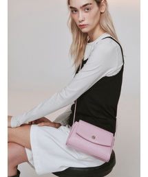 SEMICODE（セミコード）の「capture bag micro - crinkle light pink（メッセンジャーバッグ）」