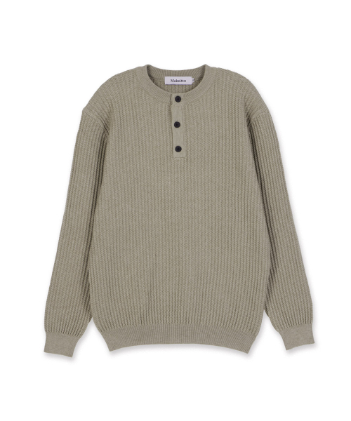 Derriby Scorse Henry‑line knit_бежевый