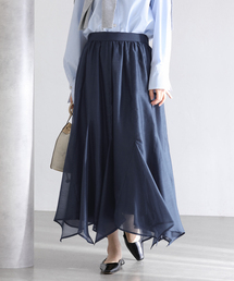 La TOTALITE | 【洗える】シアーランダムヘムスカート(スカート)