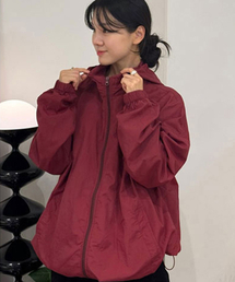 CHICKS（チックス）の「シェルオーバーウィンドブレーカー ワイン（ナイロンジャケット）」