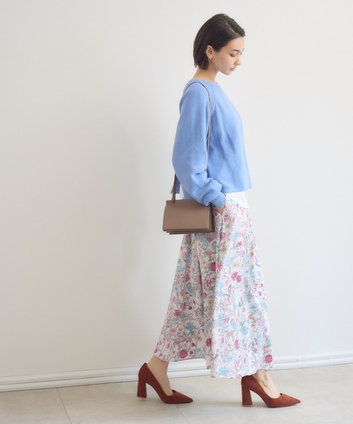 KATHARINE ROSS（キャサリンロス）の「【KATHARINE ROSS】時短レイヤードセット（ニット/セーター・レディース・アイボリー/ライトブルー/オレンジ・FREE）」の17枚目の写真