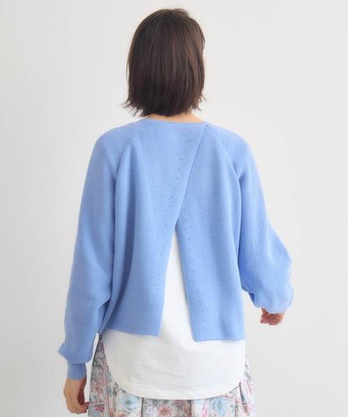 KATHARINE ROSS（キャサリンロス）の「【KATHARINE ROSS】時短レイヤードセット（ニット/セーター・レディース・アイボリー/ライトブルー/オレンジ・FREE）」の21枚目の写真