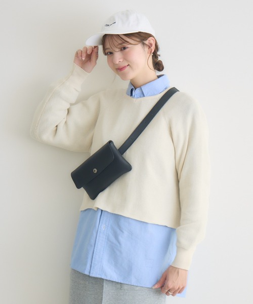 KATHARINE ROSS（キャサリンロス）の「【KATHARINE ROSS】時短レイヤードセット（ニット/セーター・レディース・アイボリー/ライトブルー/オレンジ・FREE）」の8枚目の写真