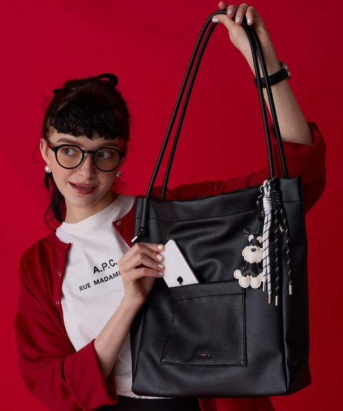 BONLECILL Marche】《A4収納》ナローハンドルトートバッグ（トート