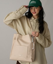 BONLECILL Marche（ボンルシールマルシェ）の「【BONLECILL Marche】《A4収納》ナローハンドルトートバッグ（トートバッグ）」