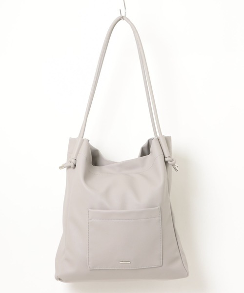 BONLECILL Marche(ボンルシールマルシェ)の「【BONLECILL Marche】《A4収納》ナローハンドルトートバッグ(トートバッグ・レディース・ブラック/グレー/アイボリー・FREE)」の20枚目の写真