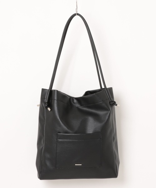 BONLECILL Marche(ボンルシールマルシェ)の「【BONLECILL Marche】《A4収納》ナローハンドルトートバッグ(トートバッグ・レディース・ブラック/グレー/アイボリー・FREE)」の19枚目の写真