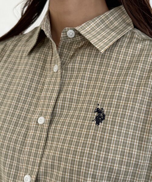 CPCM（シーピーシーエム）の「【U.S. POLO ASSN.】アソート長袖シャツ（シャツ/ブラウス・レディース・イエロー/ブルー系その他/ダークブルー/ネイビー/ブルー/グリーン系・FREE）」の16枚目の写真