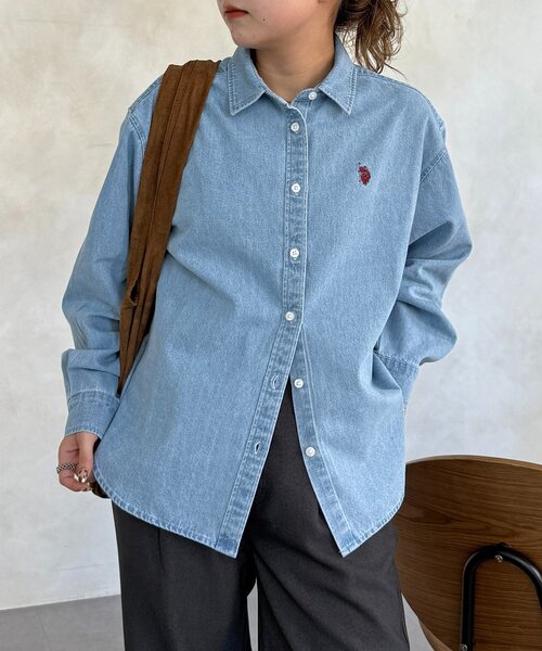 CPCM（シーピーシーエム）の「【U.S. POLO ASSN.】アソート長袖シャツ（シャツ/ブラウス・レディース・イエロー/ブルー系その他/ダークブルー/ネイビー/ブルー/グリーン系・FREE）」の20枚目の写真