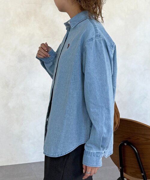 CPCM（シーピーシーエム）の「【U.S. POLO ASSN.】アソート長袖シャツ（シャツ/ブラウス・レディース・イエロー/ブルー系その他/ダークブルー/ネイビー/ブルー/グリーン系・FREE）」の21枚目の写真