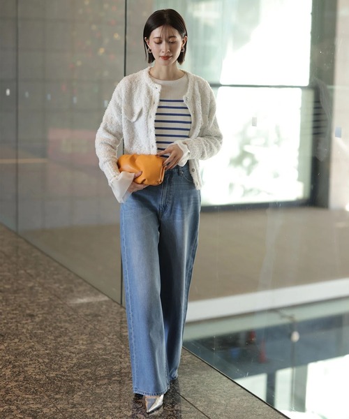 Arpege story(アルページュストーリー)の「ローウエストワイドパンツ(その他パンツ・レディース・ライトブルー/ブルー・0/1/2)」の16枚目の写真