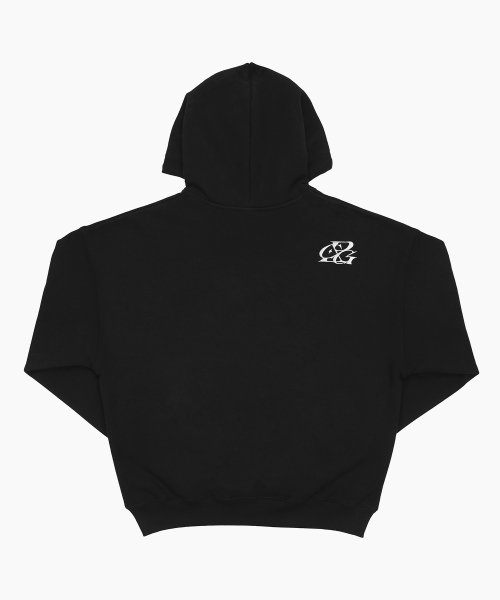 CRIGUN(クリガン)の「ESSENTIAL フードパーカー ジップアップ 起毛 ブラック(パーカー・レディース・ブラック・MEDIUM/LARGE/X-LARGE/XX-LARGE)」の2枚目の写真