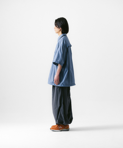 ANGLAN(アングラン)の「Nylon Tuck Belt String Balloon Pants - Grey(スウェットパンツ・メンズ・その他・ONE SIZE)」の6枚目の写真
