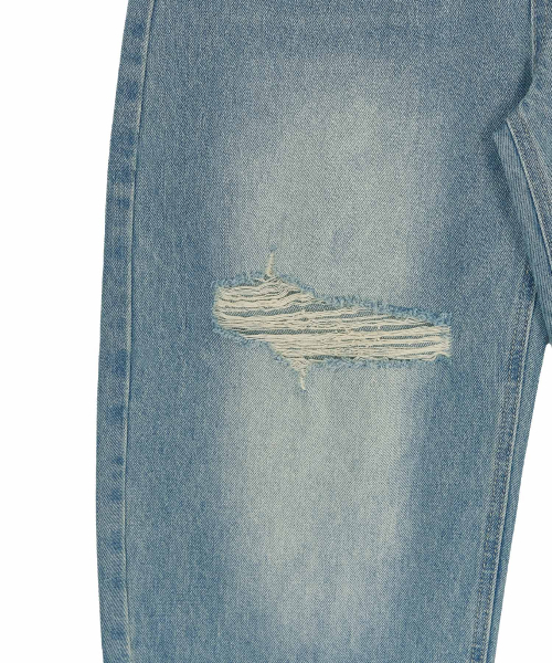 ACSHI(アクシ)の「ルーズウォッシュドバルーンフィットワイドデニムパンツユニセックス(古着ブルー)(デニムパンツ・レディース・その他・XXL/XS/S/M/L/XL)」の10枚目の写真