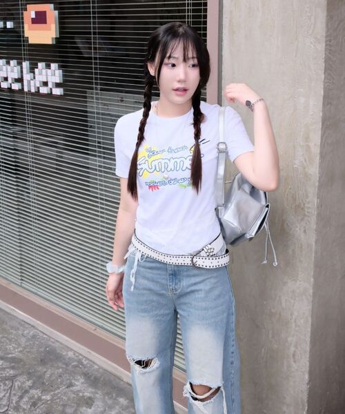 ACSHI(アクシ)の「ルーズウォッシュドバルーンフィットワイドデニムパンツユニセックス(古着ブルー)(デニムパンツ・レディース・その他・XXL/XS/S/M/L/XL)」の18枚目の写真