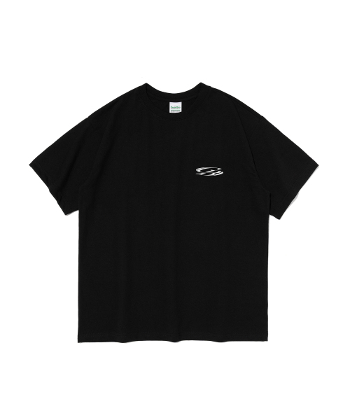 CARGOBROS(カーゴブロス)の「サークルスモールロゴオーバー半袖Tシャツ(ブラック)(Tシャツ/カットソー・メンズ・その他・S/M/L/2XL/XL)」の1枚目の写真