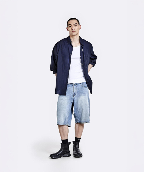 51%(フィフティーワンパーセント)の「Ring shirt - Navy(シャツ/ブラウス・メンズ・その他・L/M)」の4枚目の写真