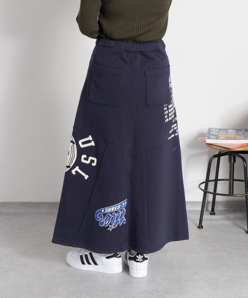 cepo（セポ）の「〈セットアップ対応〉REMAKEデニム×スウェットスカート（デニムスカート・レディース・ワンウォッシュ/ブルー系2・S/M/L）」の16枚目の写真