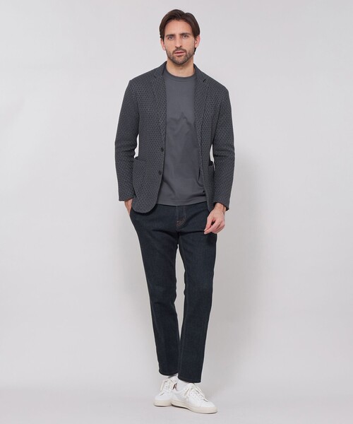 MACKINTOSH LONDON（マッキントッシュ ロンドン）の「ハニカムニットジャケット（テーラードジャケット・メンズ・ブルー系その他4/グレー系その他・L/XL/M）」の13枚目の写真