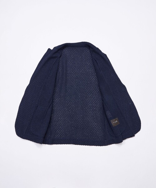 MACKINTOSH LONDON（マッキントッシュ ロンドン）の「ハニカムニットジャケット（テーラードジャケット・メンズ・ブルー系その他4/グレー系その他・L/XL/M）」の4枚目の写真