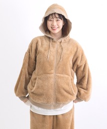 MARAI（マーライ）の「もこもこパーカー（ルームウェア/パジャマ）」