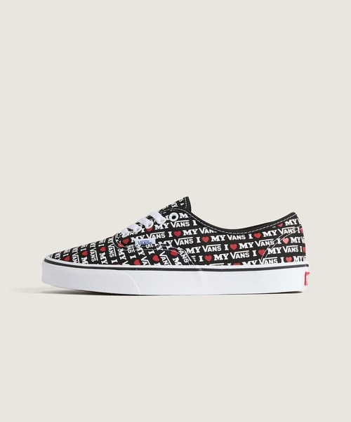 VANS(バンズ)の「オーセンティック I LOVE MY VANS / Authentic I Love My Vans BLACK VN000EGACJI1(スニーカー・メンズ・ブラック・11.5/10/9.5/9/8.5/8/7.5/7/6.5/6/5.5/5/10.5/11)」の1枚目の写真