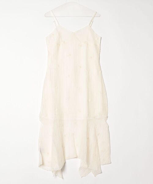 FREE STYLISTS（フリー スタイリスト）の「YUGA_YGMC 3D Embroidered Camisole Dress（ワンピース・レディース・オフホワイト/ブラック・FREE）」の20枚目の写真