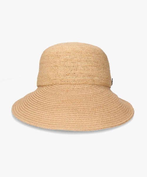 arth（アース）の「arth  Raffia Wide Visor Cap / アース（キャップ・レディース・ナチュラル・M/57.5cm）」の5枚目の写真