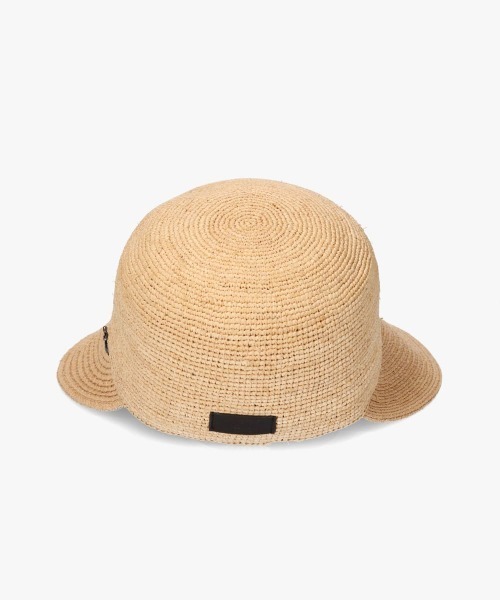 arth（アース）の「arth  Raffia Wide Visor Cap / アース（キャップ・レディース・ナチュラル・M/57.5cm）」の6枚目の写真