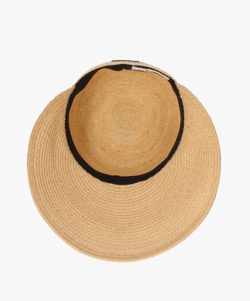 arth（アース）の「arth  Raffia Wide Visor Cap / アース（キャップ・レディース・ナチュラル・M/57.5cm）」の7枚目の写真