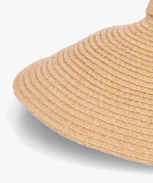 arth（アース）の「arth  Raffia Wide Visor Cap / アース（キャップ・レディース・ナチュラル・M/57.5cm）」の11枚目の写真
