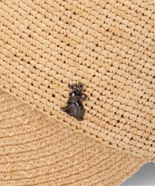 arth（アース）の「arth  Raffia Wide Visor Cap / アース（キャップ・レディース・ナチュラル・M/57.5cm）」の12枚目の写真