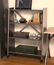 DULTON(�_���g��)��4 TIER TAPERED METAL SHELF RAW/���^�� �V�F���t �L���X�^�[�t�� �I(���[�O�b�Y)