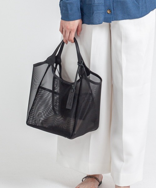 marco masi(マルコマージ)の「【MARCO MASI/マルコ・マージ】チュールバッグ トートバッグ(トートバッグ・レディース・ブラウン/ネイビー/ブラック・FREE)」の18枚目の写真
