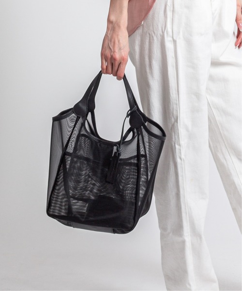 marco masi(マルコマージ)の「【MARCO MASI/マルコ・マージ】チュールバッグ トートバッグ(トートバッグ・レディース・ブラウン/ネイビー/ブラック・FREE)」の14枚目の写真