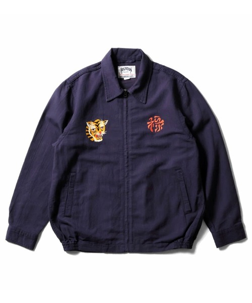 セール】HOUSTON ヒューストン COTTON VIETNAM JACKET（MAP） 地図柄