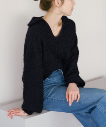 Noble | フェザーカノコスキッパーニット(ニット/セーター)