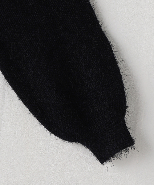 Noble（ノーブル）の「フェザーカノコスキッパーニット（ニット/セーター・レディース・ネイビー/アイボリー・FREE）」の10枚目の写真