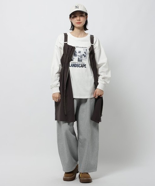 niko and...（ニコアンド）の「アソートフォト&レタリングTシャツ（Tシャツ/カットソー・レディース・クリーム/オフホワイト/ネイビー/レッド・FREE）」の9枚目の写真