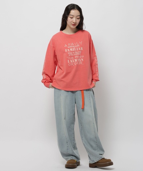 niko and...（ニコアンド）の「アソートフォト&レタリングTシャツ（Tシャツ/カットソー・レディース・クリーム/オフホワイト/ネイビー/レッド・FREE）」の15枚目の写真