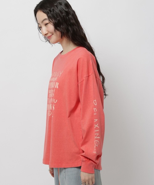 niko and...（ニコアンド）の「アソートフォト&レタリングTシャツ（Tシャツ/カットソー・レディース・クリーム/オフホワイト/ネイビー/レッド・FREE）」の16枚目の写真