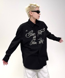 WESTBOY | パールロゴオーバーサイズ ストリート ルーズフィットシャツ WO26S5TP17(シャツ/ブラウス)