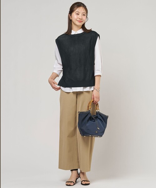 J.PRESS(ジェイプレス)の「【WEB限定カラーあり】SOFT TC ストレッチ シャツ ブラウス(シャツ/ブラウス・レディース・ホワイト系/ブルー系・11/9)」の7枚目の写真