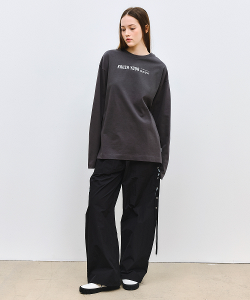 KRUXH(クルクス)の「GOAT ロングスリーブTシャツ / チャコール(Tシャツ/カットソー・レディース・その他・1/2/3)」の8枚目の写真